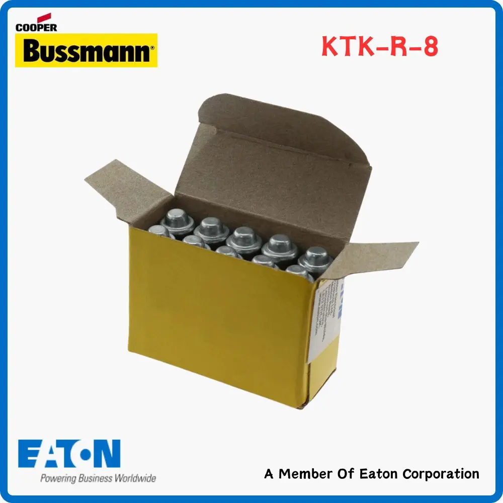 thumbnail image 2 of Lot Of 10 Bussmann KTK-R-20 Fuses - 20 Amp, Class RK1, Fast-Acting - NEW 2 of 6