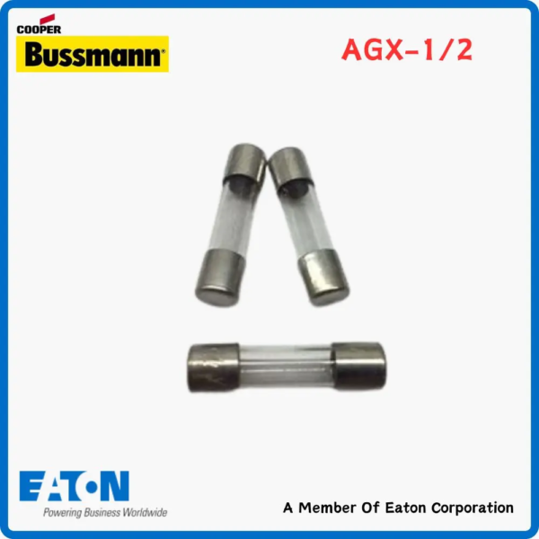 Eaton Bussmann AGX-1-2 Glass Tube Fuse (3)