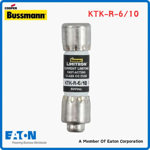 Eaton Bussmann KTK-R-6-10 Low Voltage Fuse