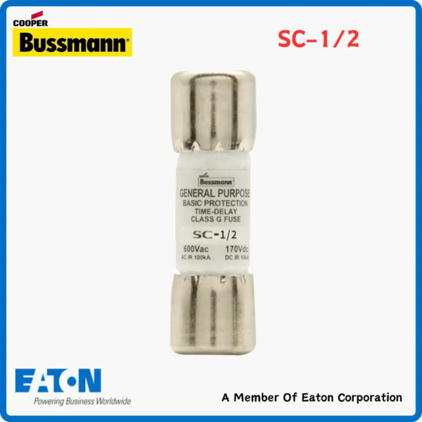 Eaton Bussmann SC-1-2 Low Voltage Fuse