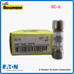 Eaton Bussmann SC-6 Low Voltage Fuse (2)