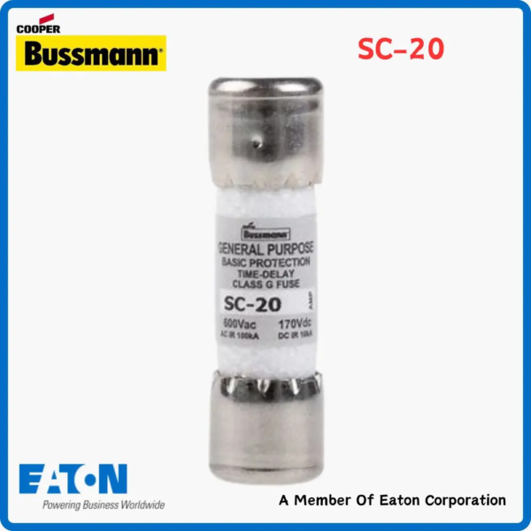 Eaton Bussmann SC-20 Low Voltage Fuse