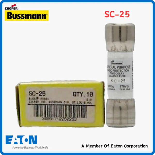 Eaton Bussmann SC-25 Low Voltage Fuse (3)